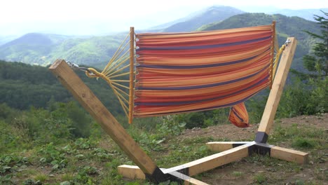 Hammock-with-a-beautiful-nature-view-of-Mountains