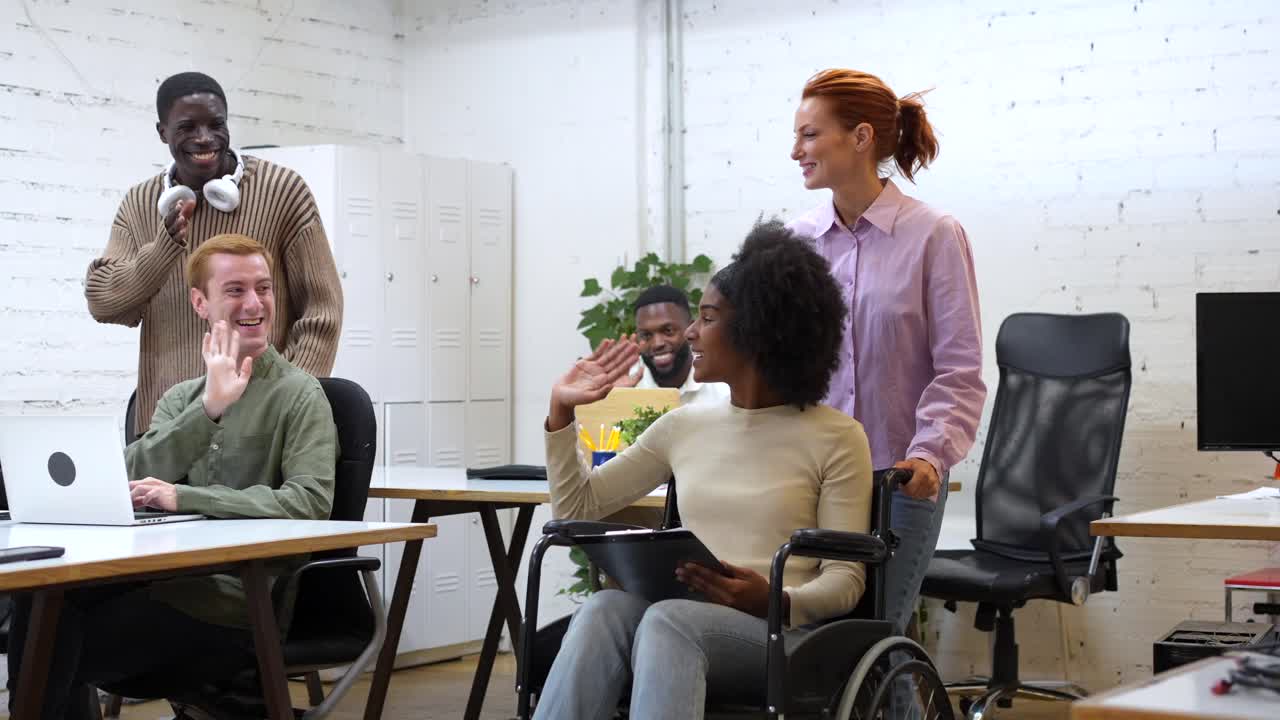 Inclusive Workplace with Wheelchair Access