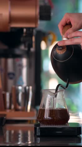 elaboración de café