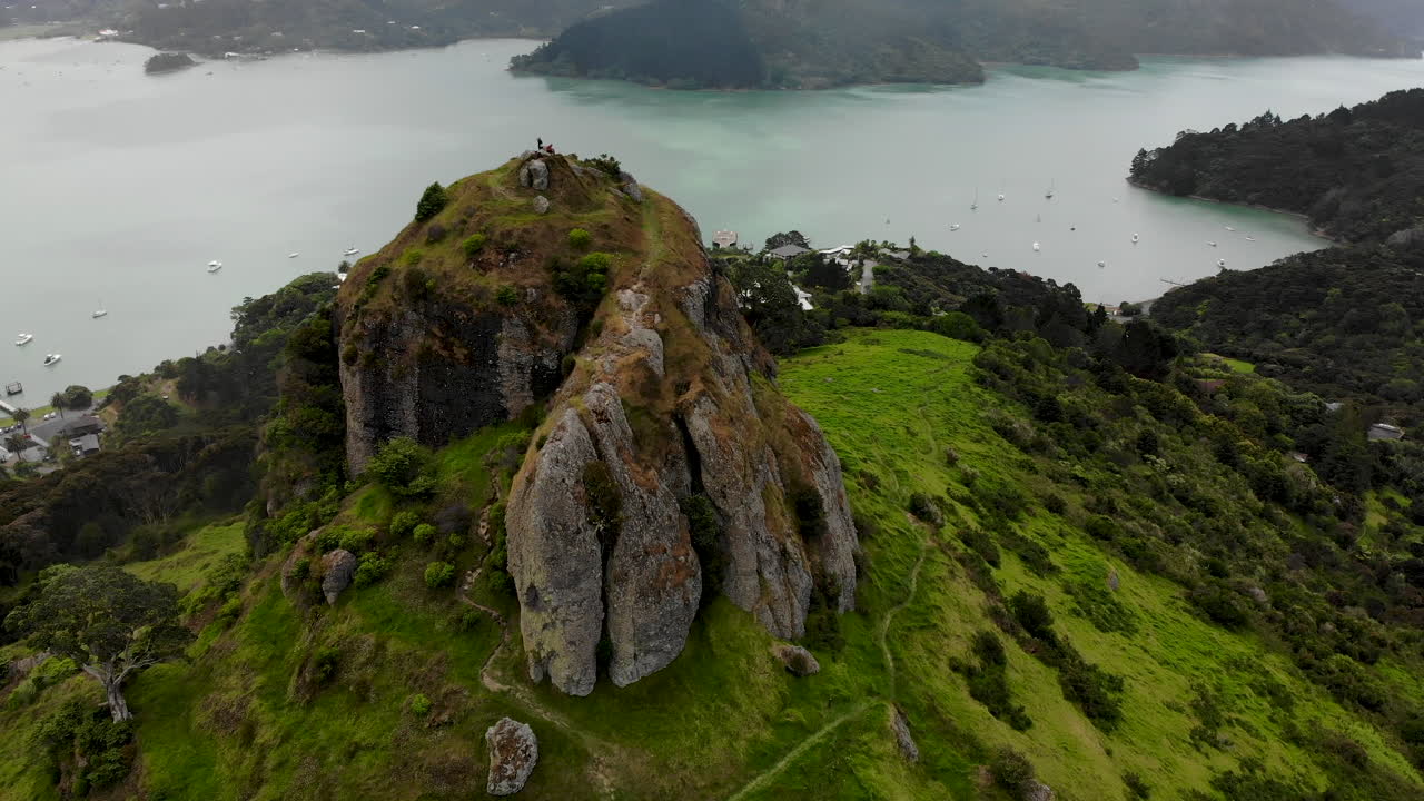 st의 높은 각도의 공중 촬영