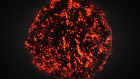 Rotating-Lava-Ball---3D-animation