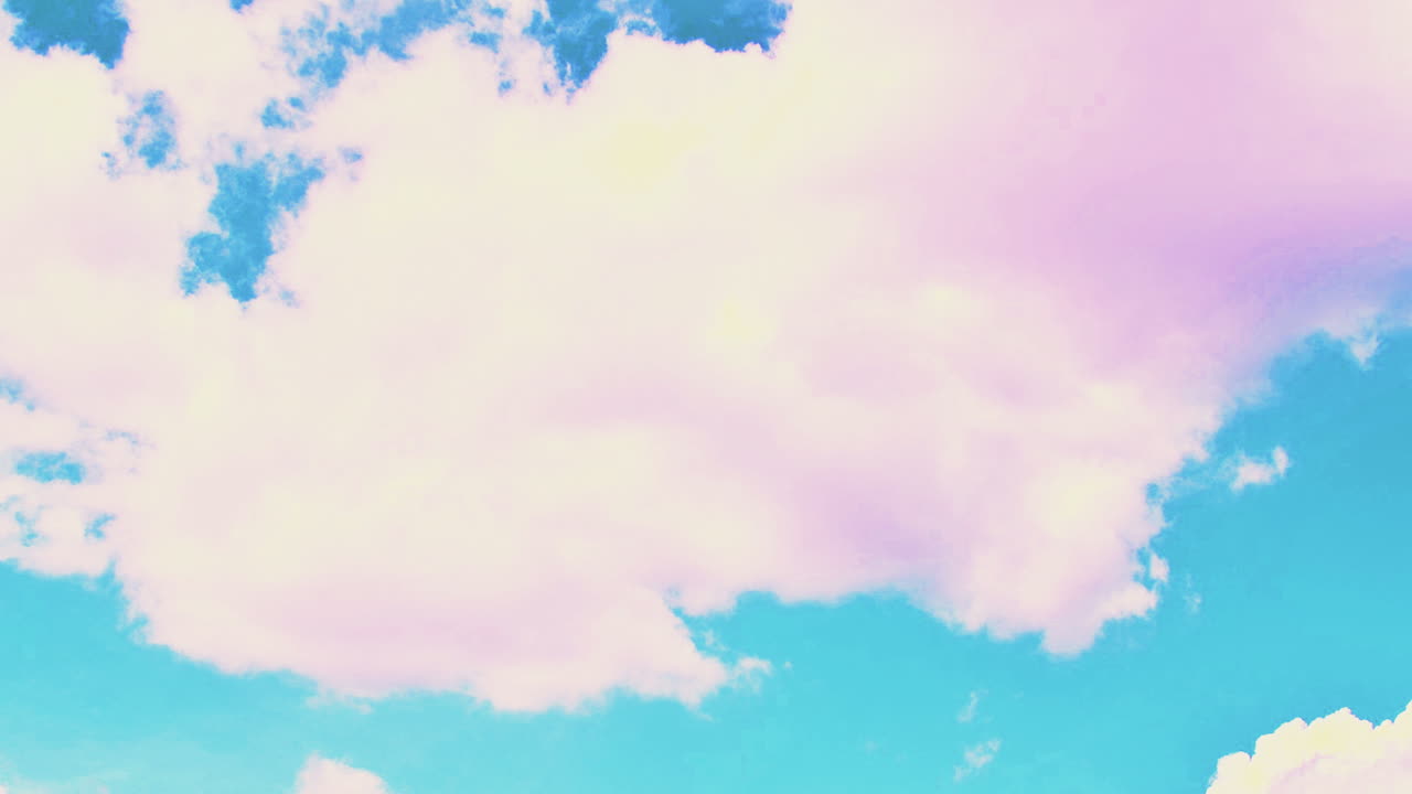 Clouds in the sky. Time lapse