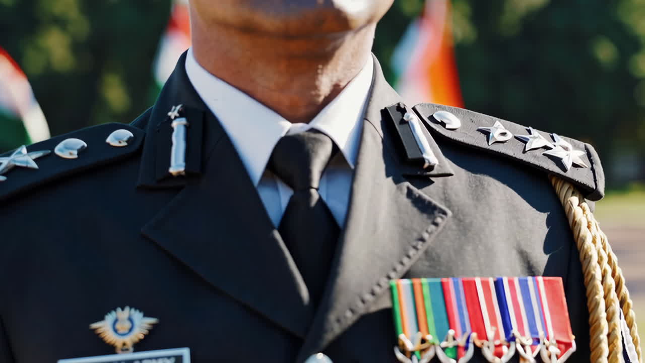 Indian Army Officer in Uniform