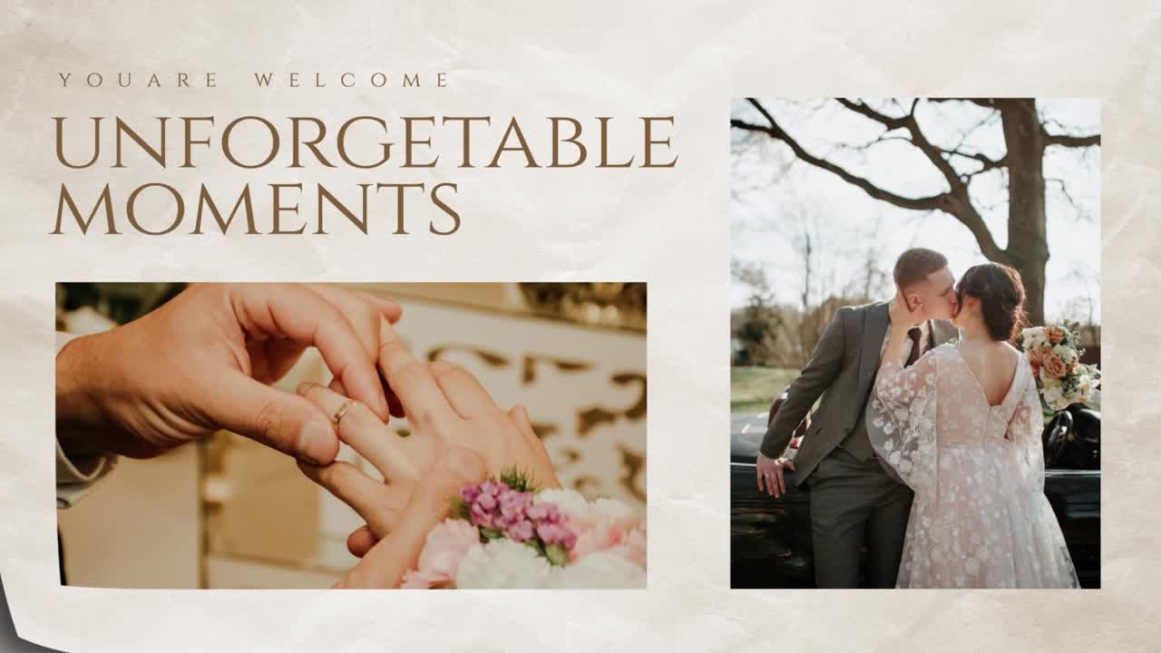 Ambiente nupcial e historia de boda romántica