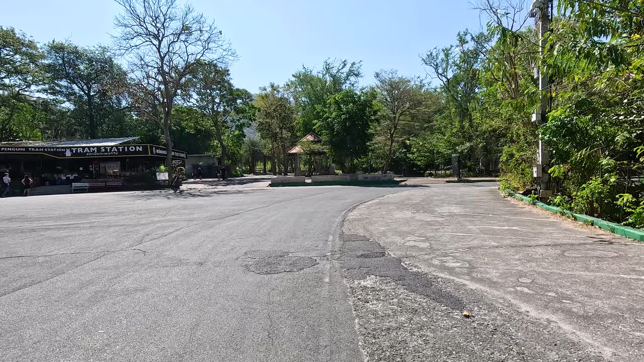 태국 부리 (chonburi) 에서 평화로운 도로 여행