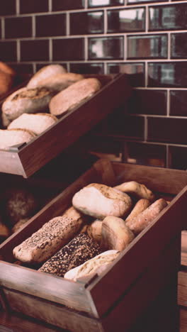 a variety of freshly baked bread