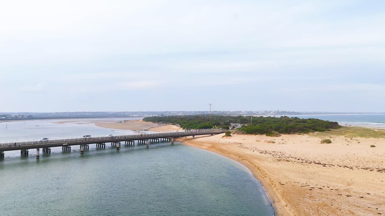 Coastal Bridge Over Water