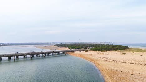 coastal bridge over water