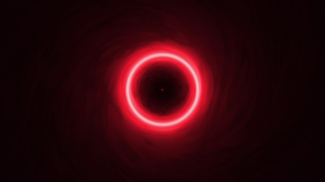 은 추상적인 블랙홀이 형성되는 회전하는 소용돌이 애니메이션