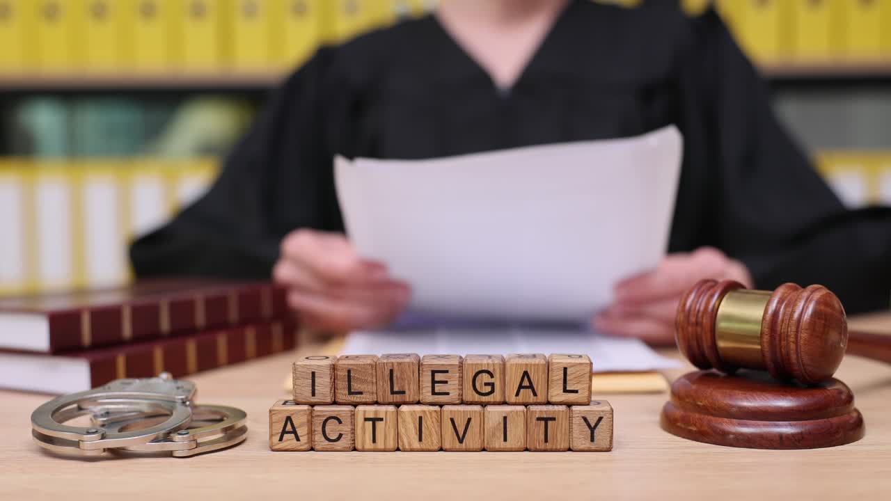 Illegal Activity in Court