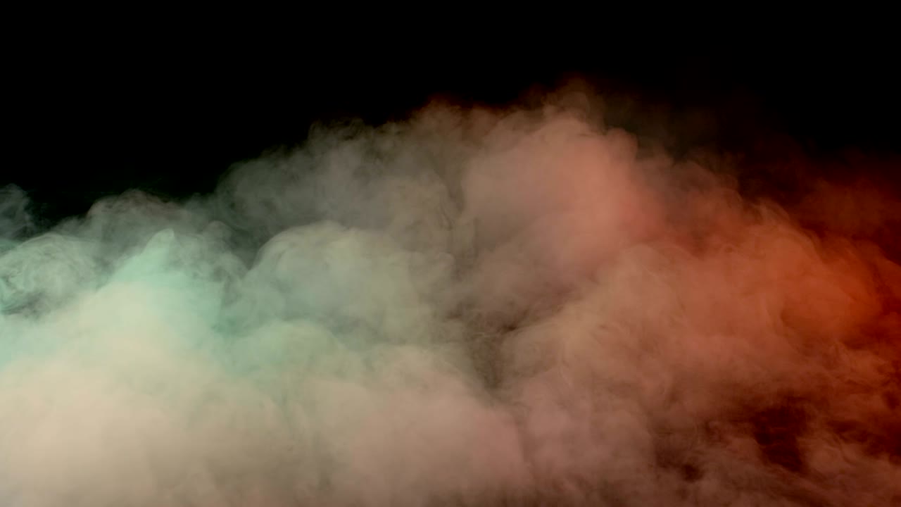 nubes de humo de hielo seco realista