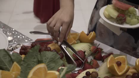 fruit platter at an event