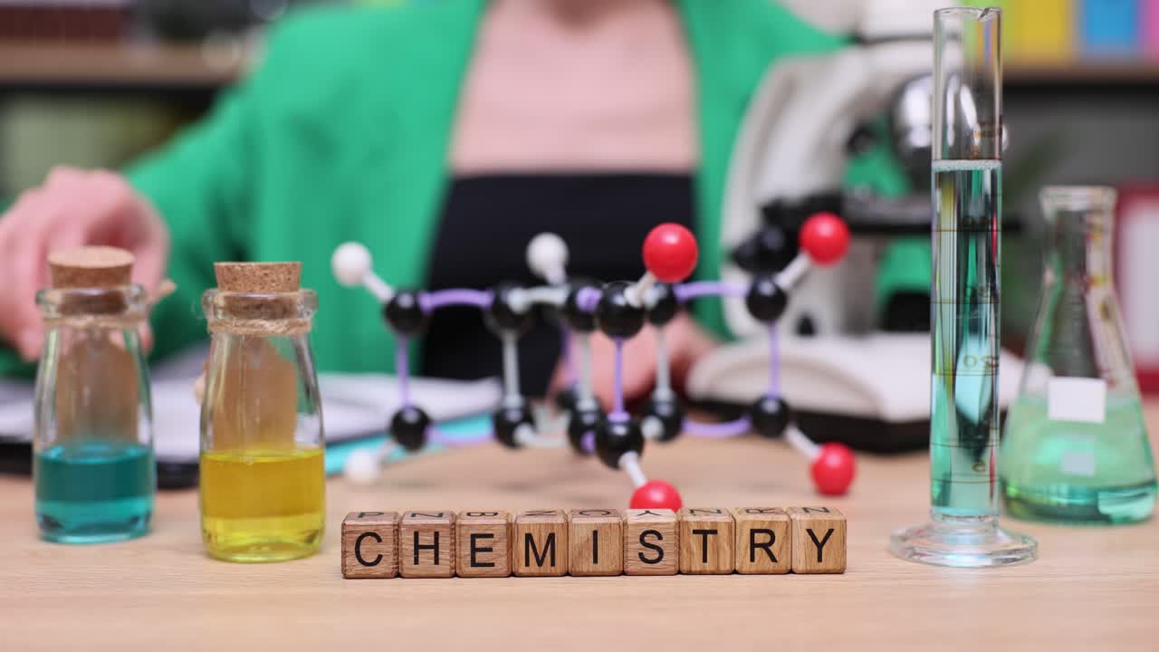 Chemistry Experiment in Laboratory