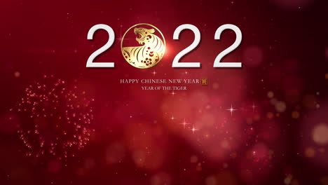 chinese new year, year of the tiger 2022, also known as the spring festival with the chinese tiger astrological hanging for loop background decoration