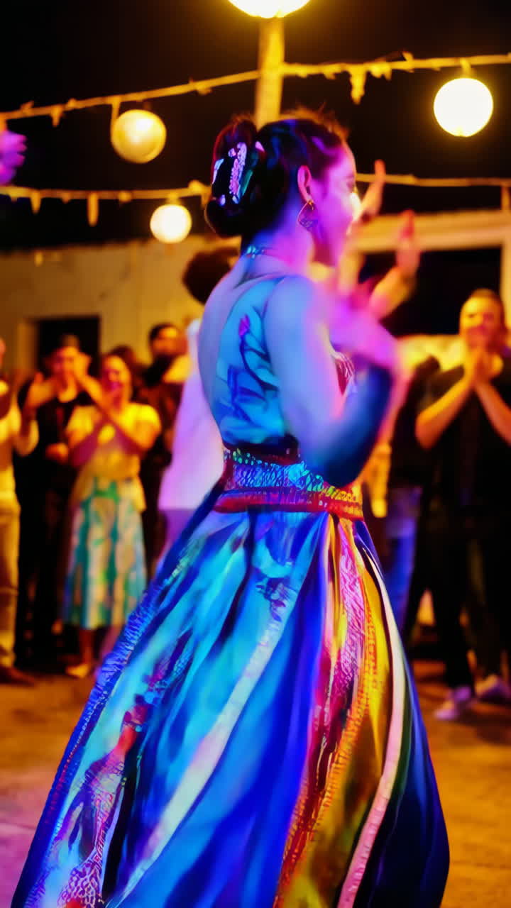 Nighttime Cultural Dance Performance