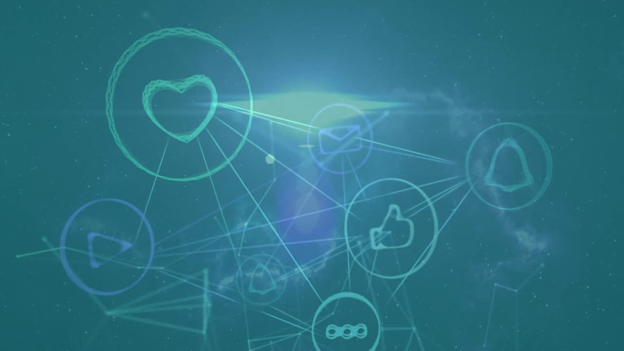 라이트 스 ⁇ 을 통한 연결 네트워크의 애니메이션