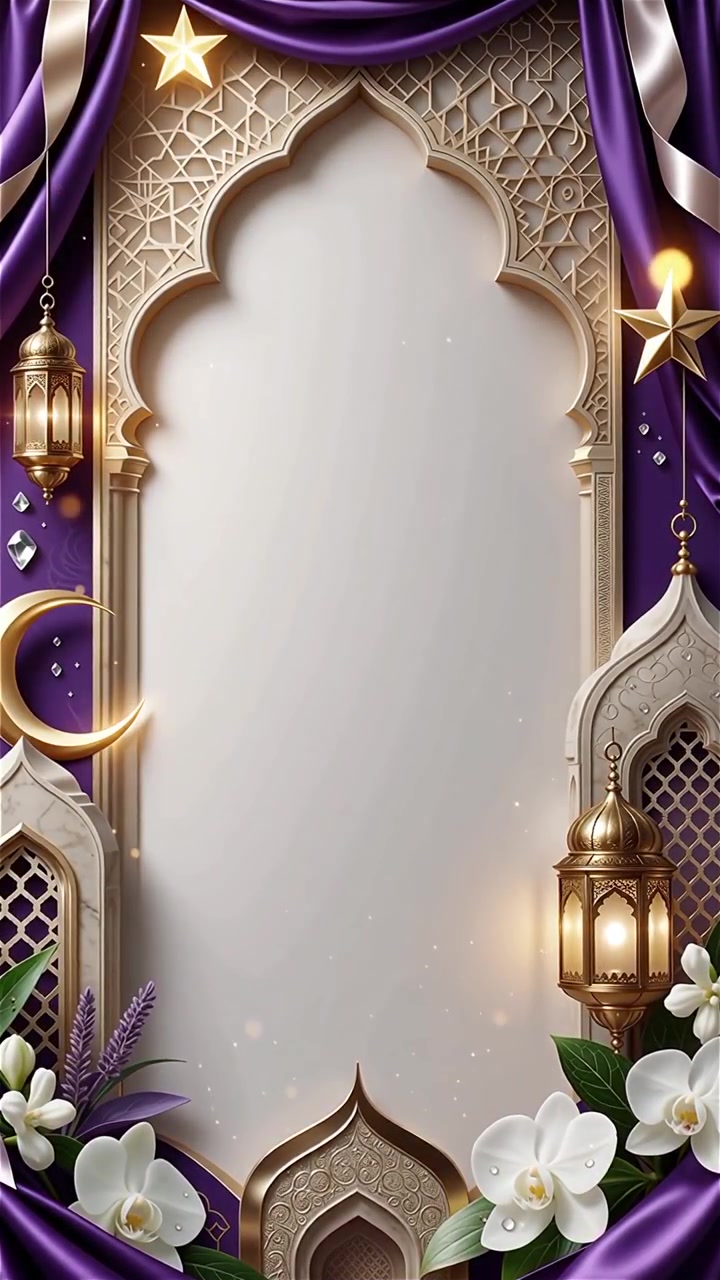 Compleanno del Profeta Maometto Mawlid al-Nabi Sfondo Islamico