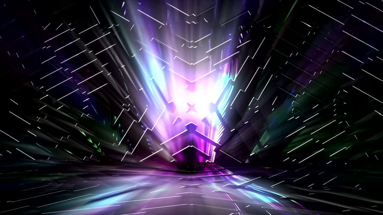 animación de fondo de luces coloridas