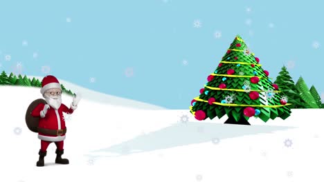 ilustración del saludo de navidad