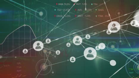 Animation-of-network-of-connections-over-data-processing