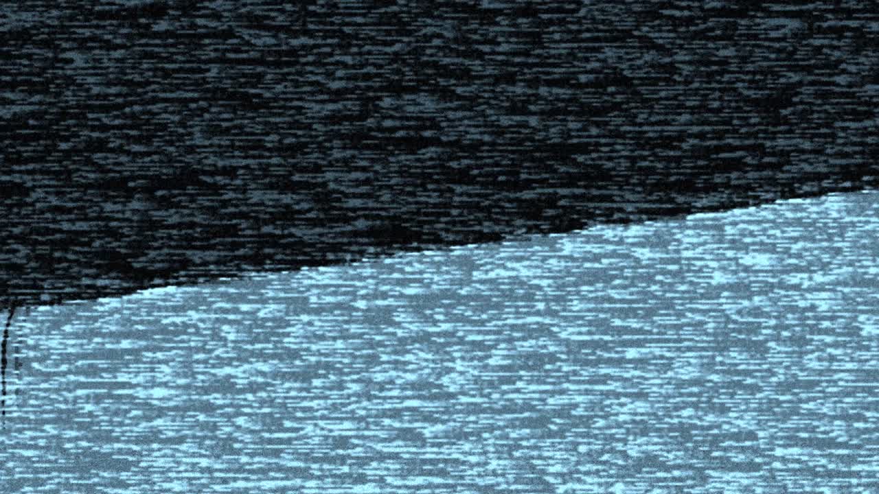 Black Image and No Signal TV Static