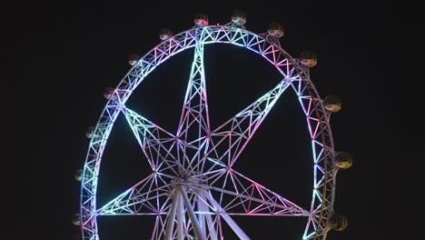 4k 24p timelapse of melbourne star, ferris wheel in dockland melbourne, victoria australia