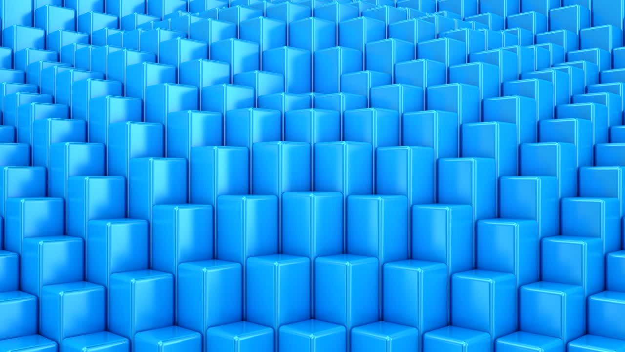 las cajas forman una onda