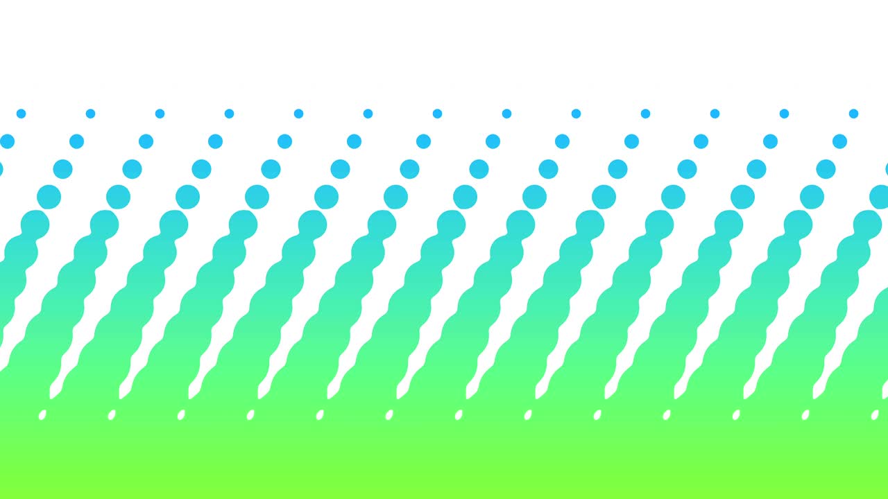 폴카 점 패턴 애니메이션, 모던 기하학 서클, 루프 애니메이션