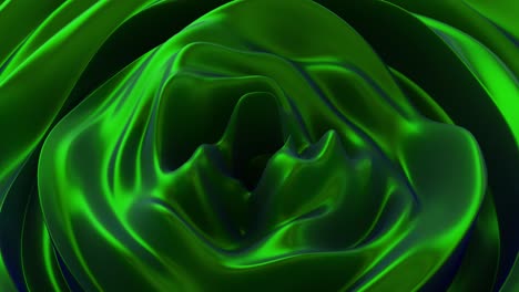 fondo abstracto con campo de onda de ruido verde. paisaje abstracto superficie de montaña. desplazamiento detallado. plantilla moderna para documentos, informes y presentaciones. bucle sin costuras animación 3d de 4k