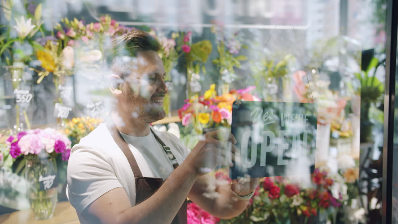 Florist Hanging Open Sign