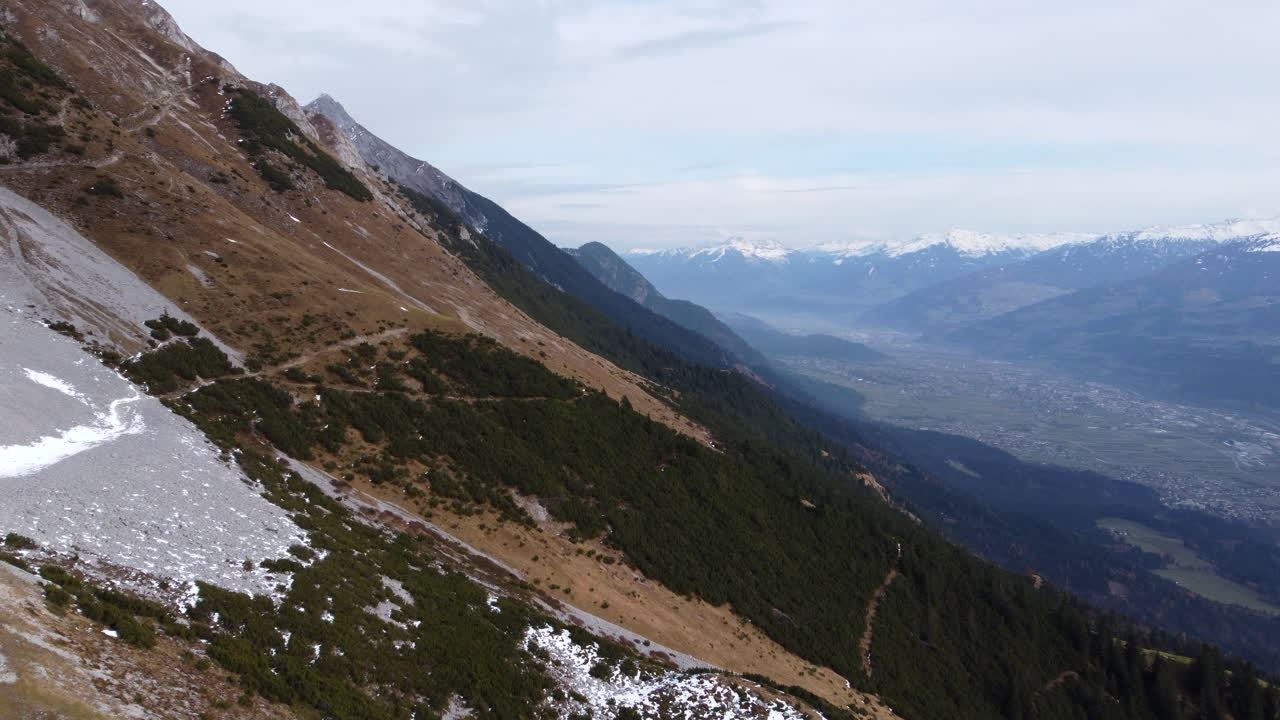 hermoso paisaje de la cadena norte, innsbruck