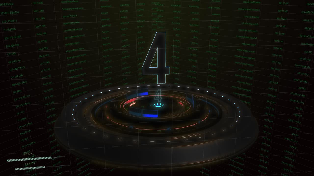 Exciting 3D Countdown Animation