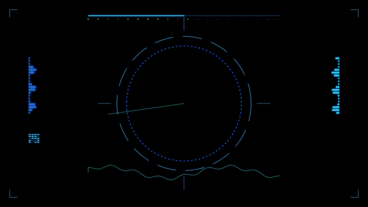 Digital Radar Interface With Rotating Scanning Beam