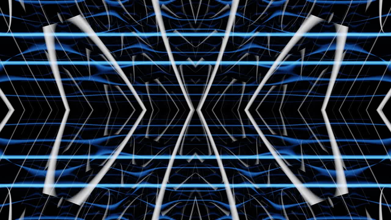 vj bucle de fantasía abstracción azul blanco