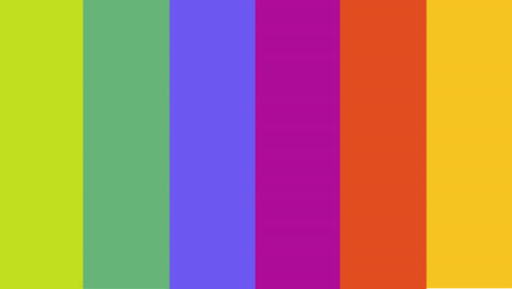 animación de las rayas de los colores del arco iris de lgbtq