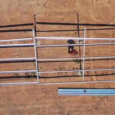 installing solar cell frame
