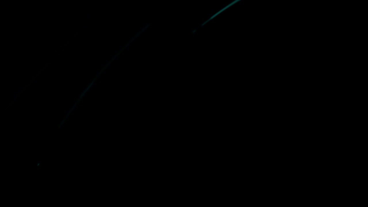 추상 라인 나선형 조명 이동 분홍색, 노란색 및 파란색, 기술 네트워크 디지털 데이터 전송 개념 디자인, 검은 바탕에 반이는 원활한 루핑 애니메이션, 복사 공간과 함께 4k