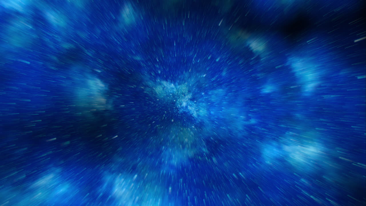 el dinámico cielo estrellado de la noche hipnotizante tonalidad azul y brillantes estrellas esparcidas