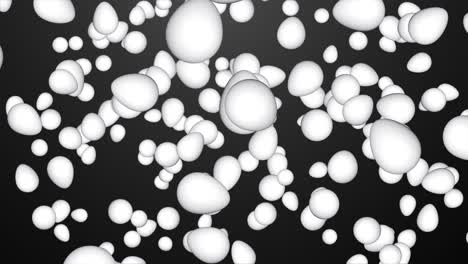 white eggs abstract pattern