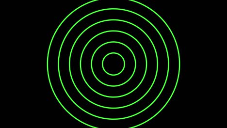 circles that duplicates and expands in concentric waves.