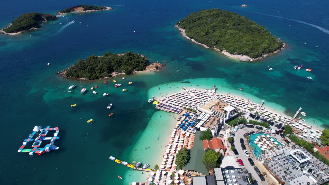 Sunbathing on Ksamil's White Sand Beaches, Swimming in the Emerald Sea &ndash; Your Perfect Summer Vacation Escape Islands in Albania