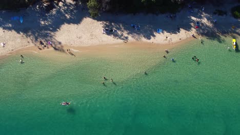 Drone-De-La-Mañana-Del-Arroyo-Tallebudgera,-Uhd