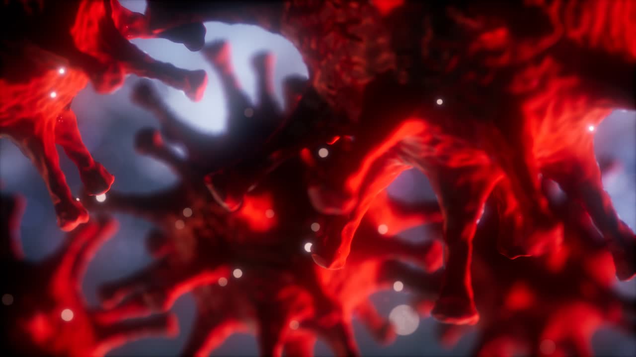 concepto de virus respiratorio coronavirus ncov