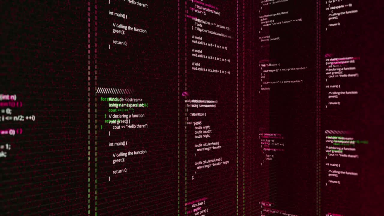 Computer Code Display