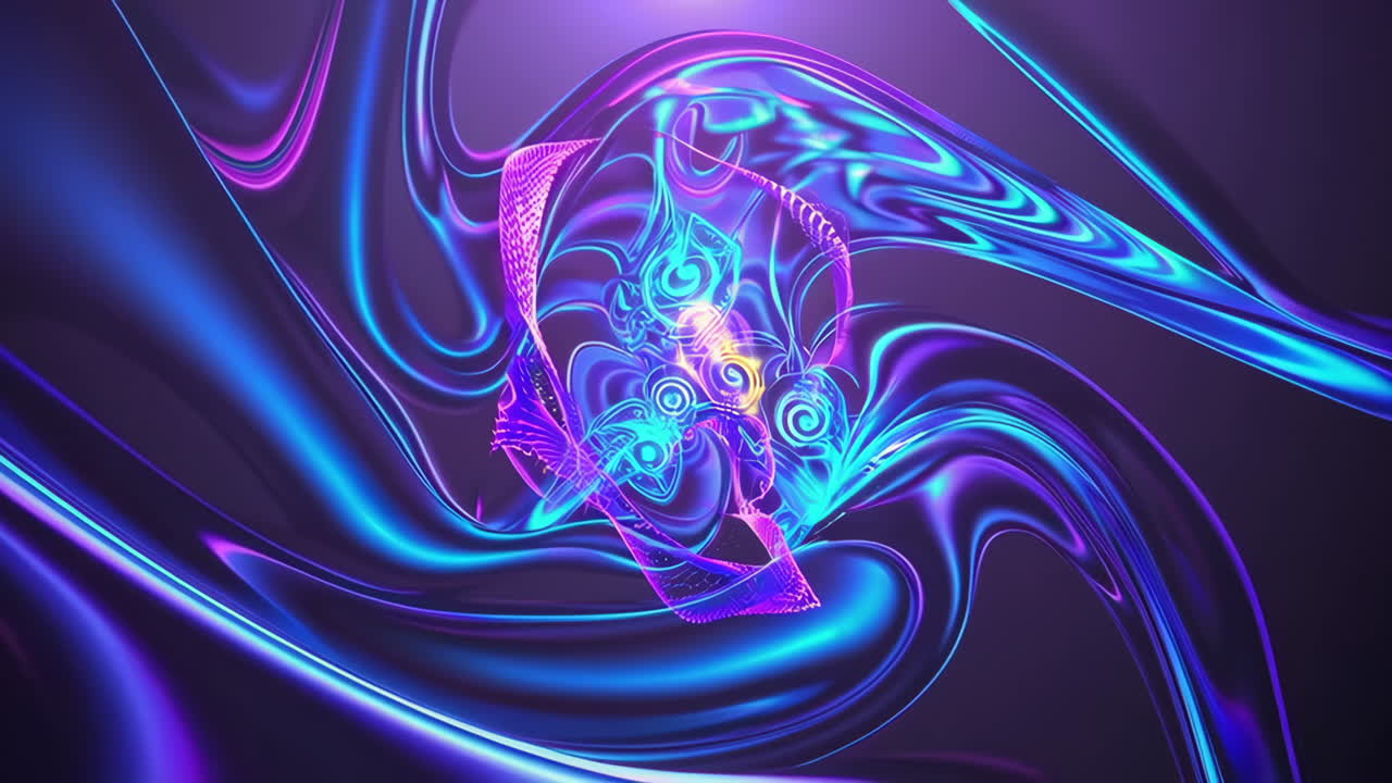 Abstract Flowing Colors