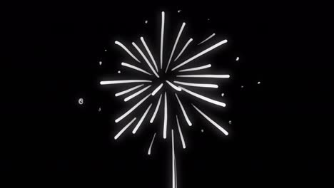 a simple line firework
