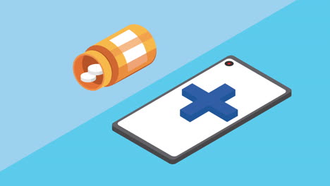 medicine and mobile phone