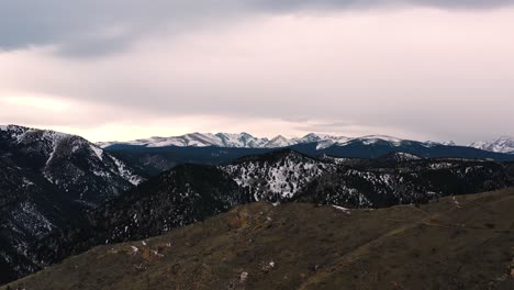 Snow-Capped-Mountain-Peaks-Aerial-Shot-4K