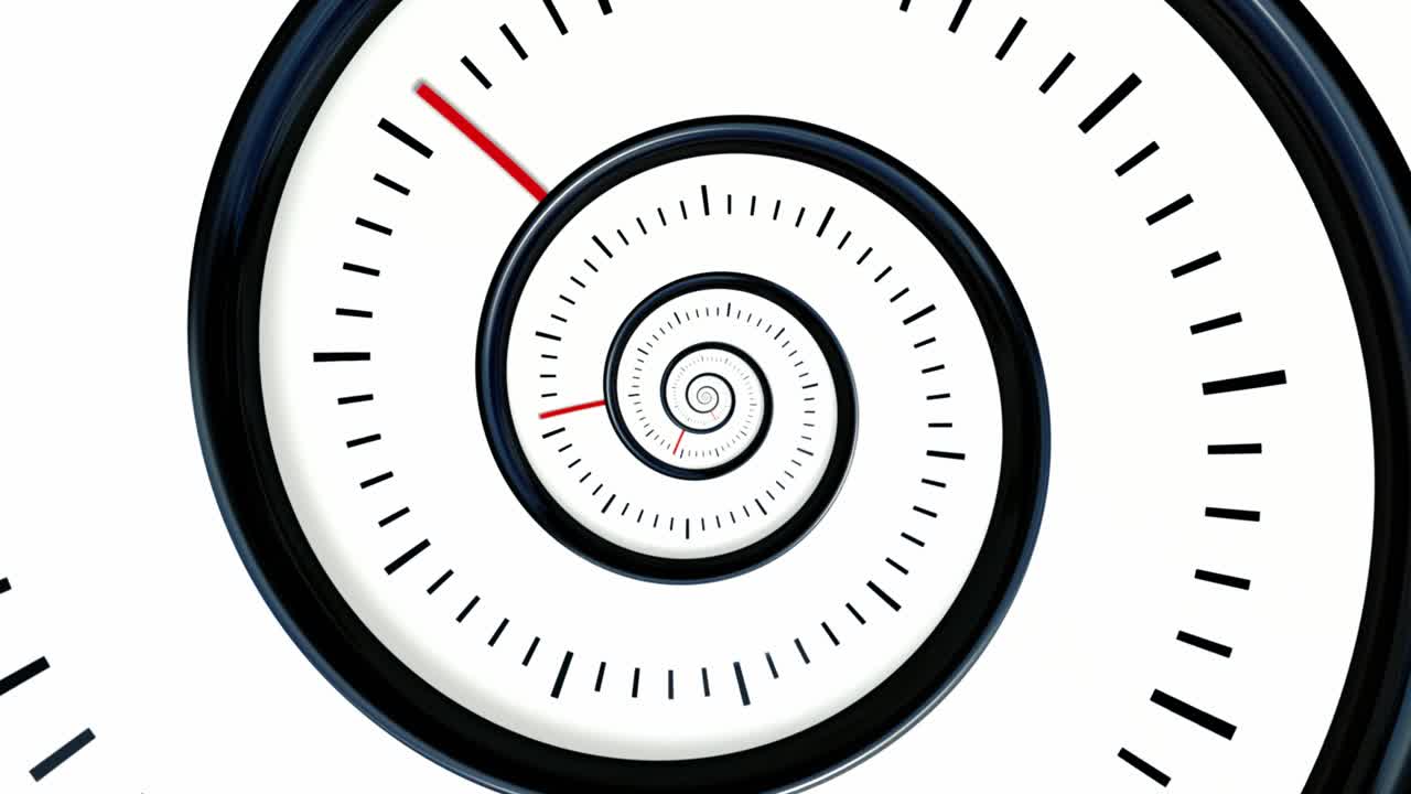 ilusión del reloj espiral