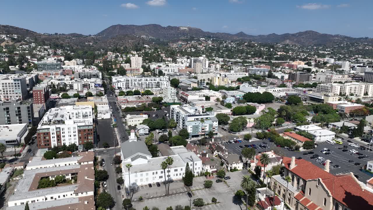 Hollywood Los Angeles Aerial View
